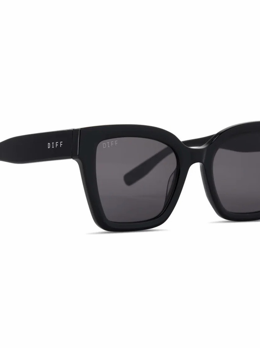 DIFF RHYS BLACK GREY POLARIZED SUNGLASSES